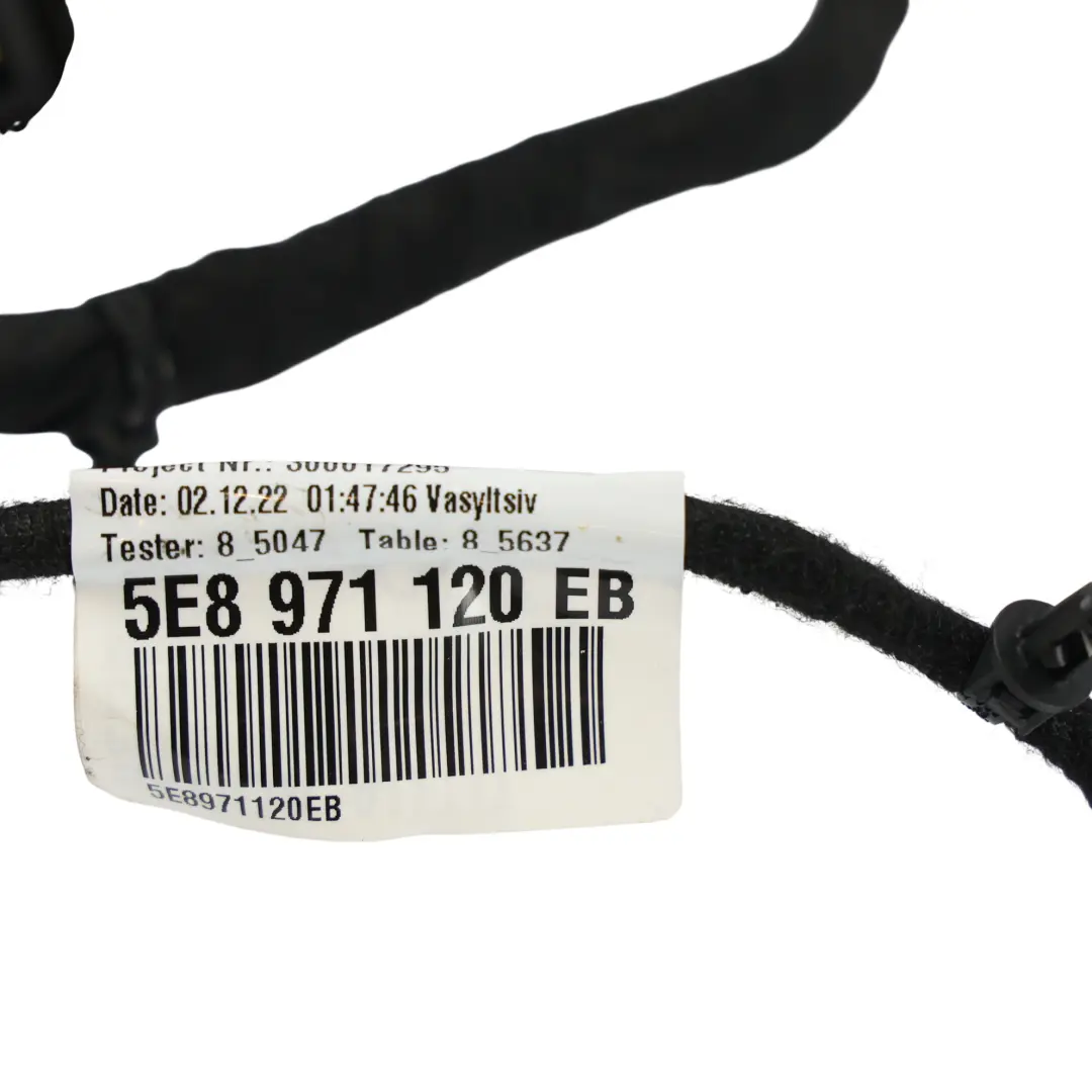 VRS Door Wire Wiring Harness Driver Front Right O/S 5E8971120EB to Skoda Octavia with Part number 5E3971154 Skoda Octavia VRS Door Wire Wiring Harness Driver Front Right O/S 5E8971120EB - SKU RHD-5E8971120EB - Part number 5E3971154