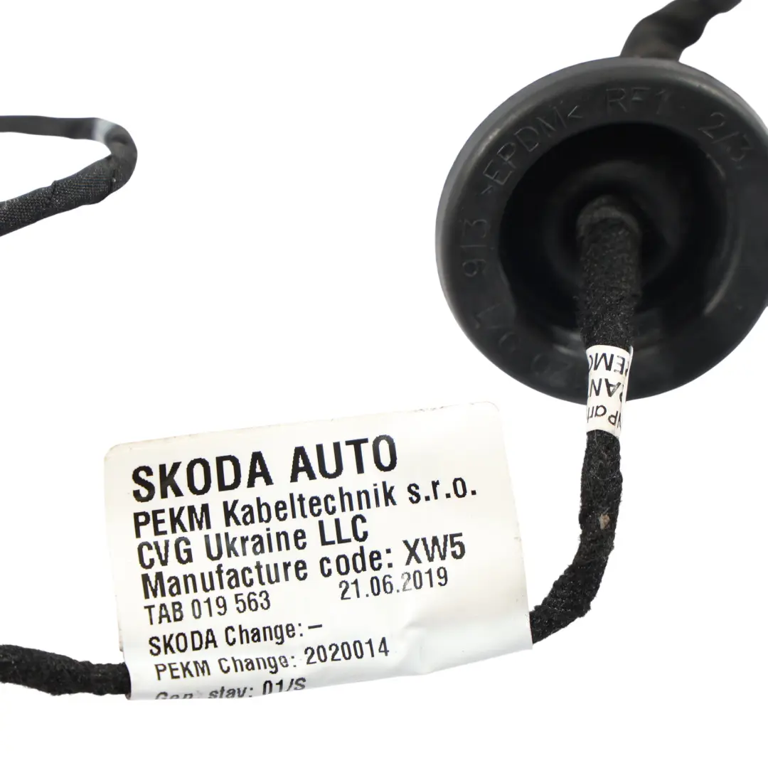 Skoda Octavia IV Puerta Arnés Cable Loom Delantero Izquierdo Derecho - SKU 5E3972297C - Número de pieza 5E3972297C