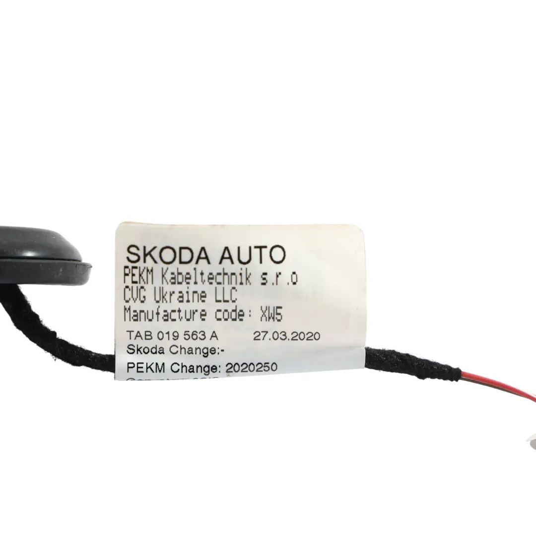 Puerta Arnés Cableado Trasero Izquierdo Derecho para Skoda Octavia IV con número de pieza 5E3972297D Skoda Octavia IV Puerta Arnés Cableado Trasero Izquierdo Derecho - SKU 5E3972297D - Número de pieza 5E3972297D