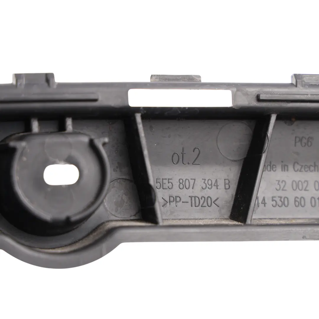 Skoda Octavia Mk3 Saloon Rear Bumper Support Bracket Guide Right O/S - SKU 5E5807394B - Part number 5E5807394B