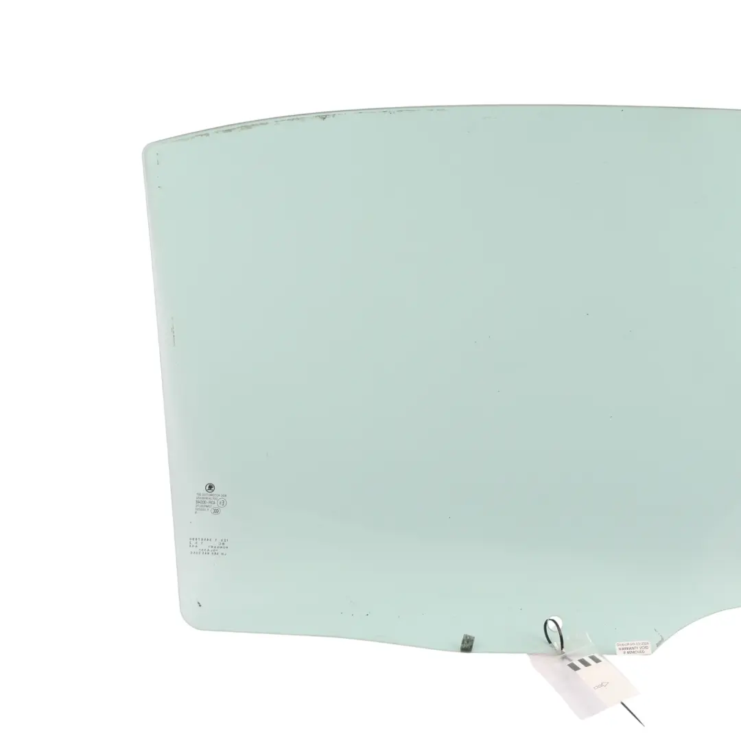 Skoda Octavia Mk3 Rear Door Window Glass Glazing Green AS2 Left N/S - SKU 5E5845205C - Part number 5E5845205C