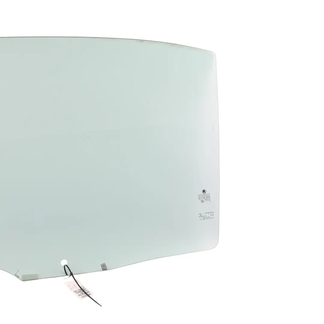 Skoda Octavia Mk3 Rear Door Window Glass Glazing Green AS2 Left N/S - SKU 5E5845205C - Part number 5E5845205C