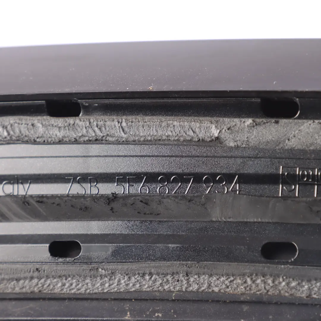 Skoda Octavia Mk3 VRS Rear Boot Trunk Lid Tailgate Spoiler Black Magic Pearl - SKU 5E6827934 - Part number 5E6827934