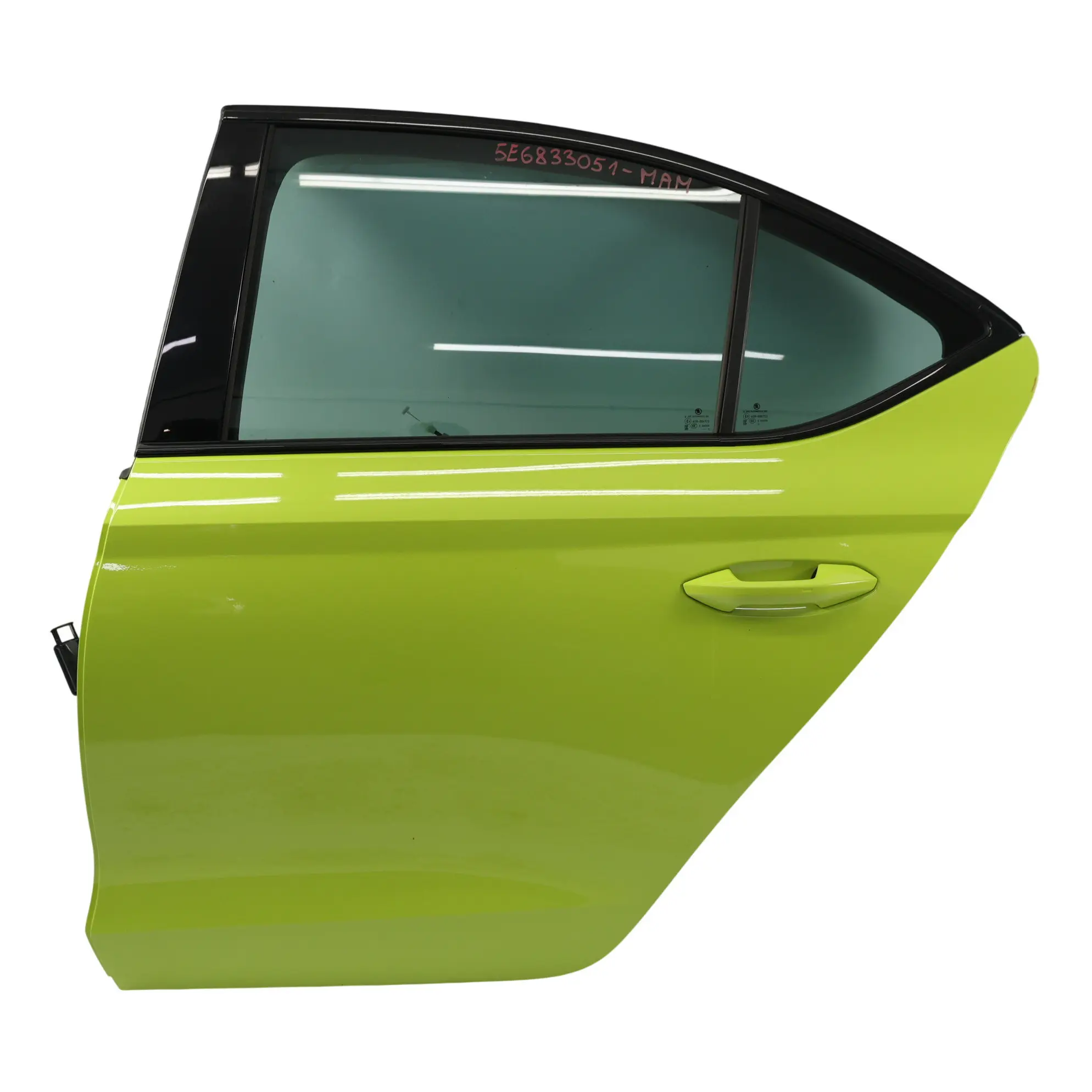 Skoda Octavia Mk4 Sedan Puerta Trasera Izquierda Cobertura Verde Mamba G6E