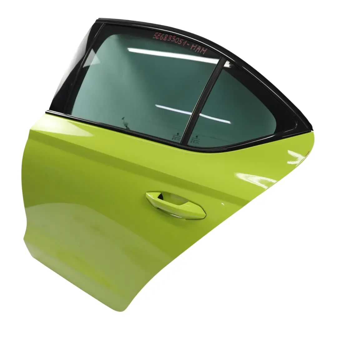 Skoda Octavia Mk4 Sedan Drzwi Lewe Tylne Zielone Mamba Green G6E - SKU 5E6833051-MAM - Numer Części 5E6833051