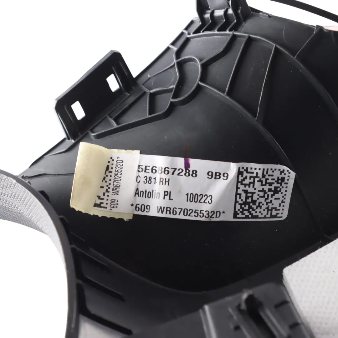 Mk4 Door Trim C-Pillar Column Cover Panel Rear Right O/S to Skoda Octavia with Part number 5E6867288 Skoda Octavia Mk4 Door Trim C-Pillar Column Cover Panel Rear Right O/S - SKU 5E6867288 - Part number 5E6867288