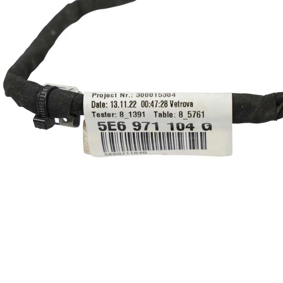 Mk4 NX Paraurti Posteriore PDC Cablaggio per Skoda Octavia con numero di parte 5E6971104G Skoda Octavia Mk4 NX Paraurti Posteriore PDC Cablaggio - SKU 5E6971104G - Numero di parte 5E6971104G