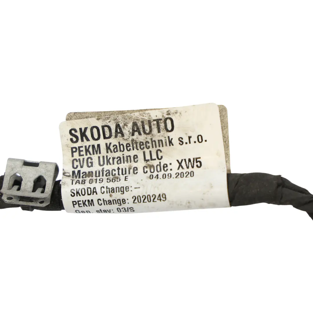 Skoda Octavia Mk4 NX Paraurti Posteriore PDC Cablaggio - SKU 5E6971104G - Numero di parte 5E6971104G
