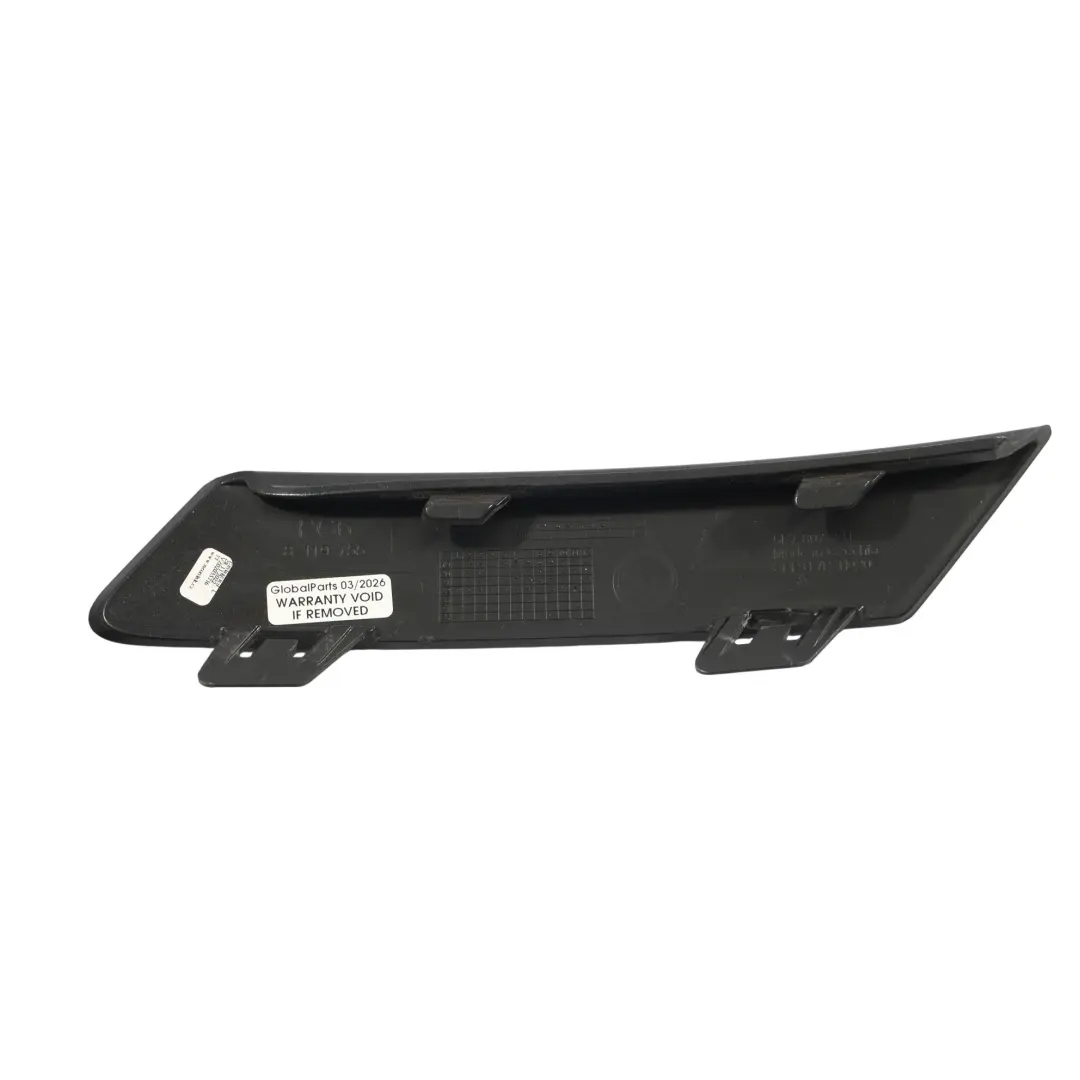 Skoda Octavia Mk4 NX Inserto Posteriore Rivestimento Nero Sinistro - SKU 5E7807231 - Numero di parte 5E7807231