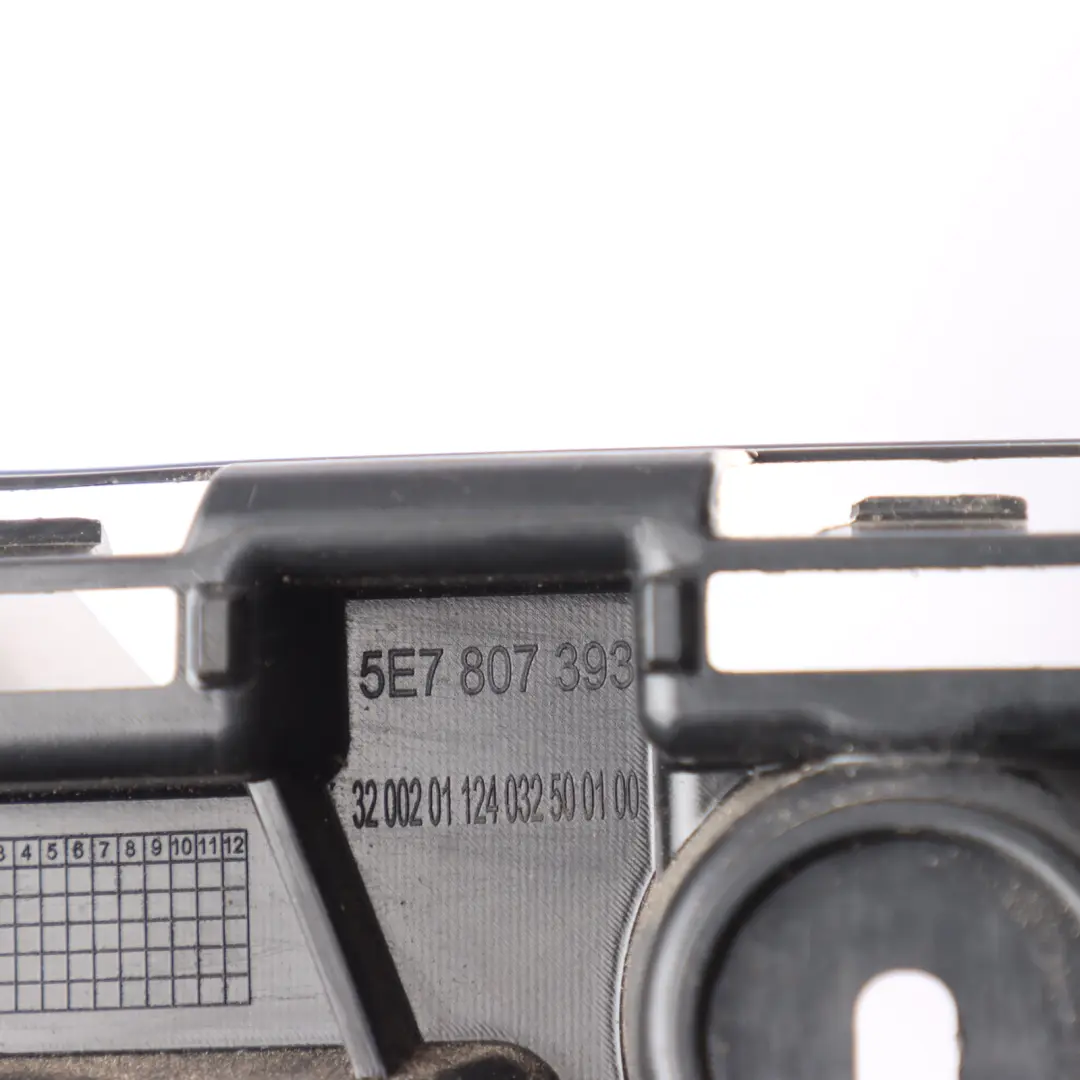 Body Guide Profile Bumper Bracket Mount Left N/S to Skoda Octavia Rear with Part number 5E7807393 Skoda Octavia Rear Body Guide Profile Bumper Bracket Mount Left N/S - SKU 5E7807393 - Part number 5E7807393