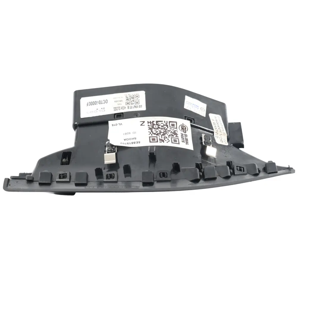 Skoda Octavia Mk4 Dashbard Air Vent Trim Cover Grille Right O/S - SKU RHD-5E8819702 - Part number 5E8819702