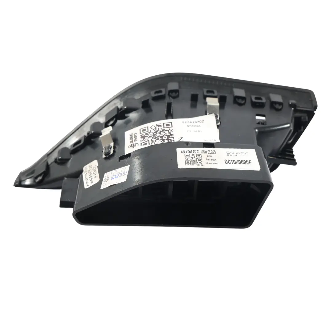 Skoda Octavia Mk4 Dashbard Air Vent Trim Cover Grille Right O/S - SKU RHD-5E8819702 - Part number 5E8819702