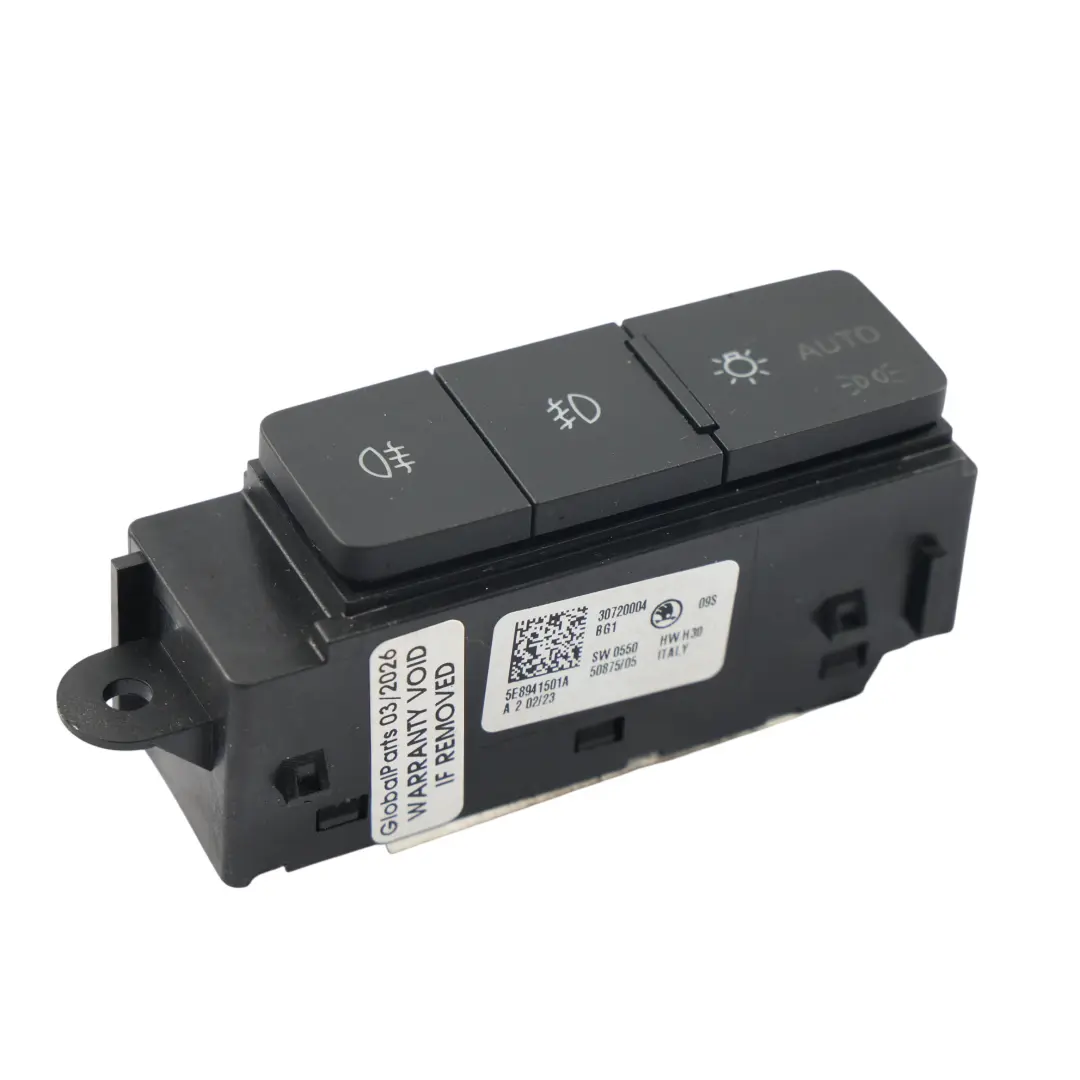 Skoda Octavia Mk4 Headlight Fog Light Control Switch Button - SKU RHD-5E8941501A - Part number 5E8941501A