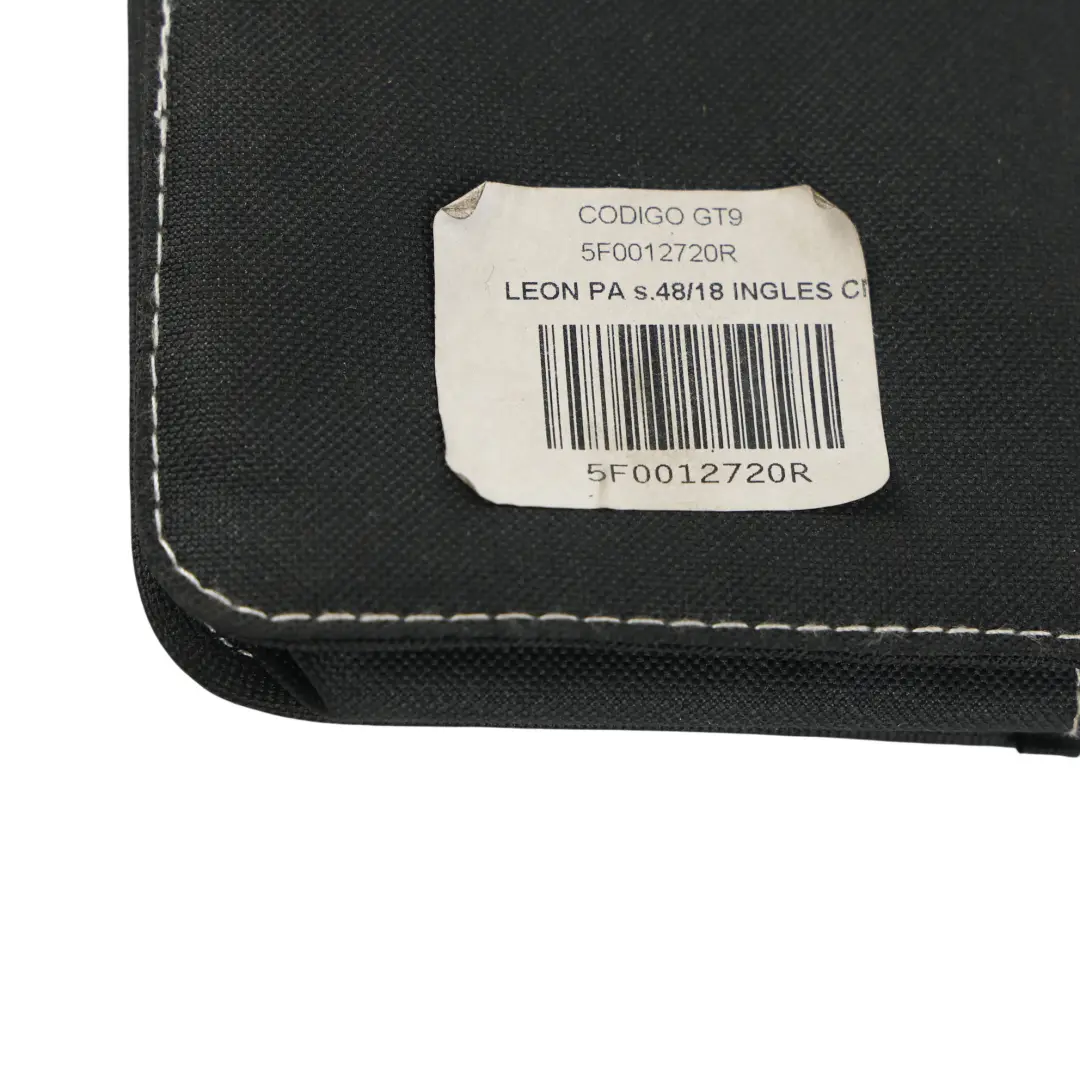 Seat Leon 5F Custodia Manuale Proprietario - SKU 5F0012720R - Numero di parte 5F0012720R