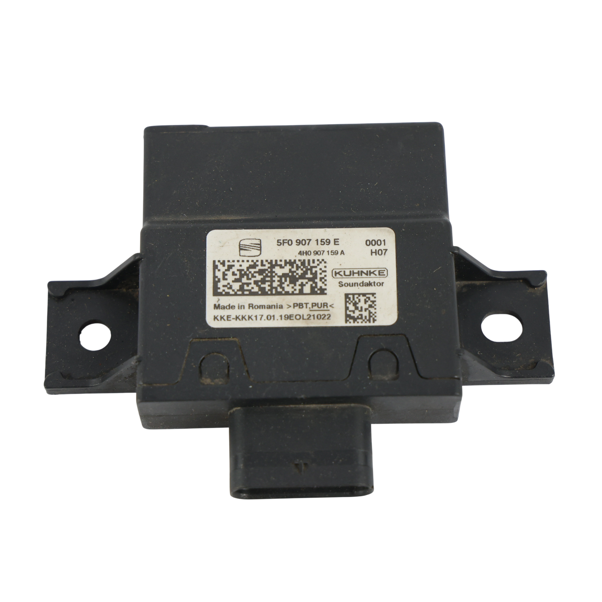 Seat Leon Mk3 III Cupra 5F Body Impact Sound Control Module Unit 5F0907159E