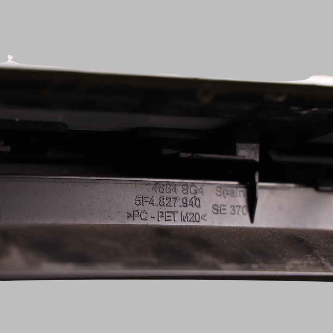 Mk3 Rear Tailgate Spoiler Cover Stop Light Nevada White-S9R to Seat Leon with Part number 5F4827933G Seat Leon Mk3 Rear Tailgate Spoiler Cover Stop Light Nevada White-S9R - SKU 5F4827933G-BNE - Part number 5F4827933G