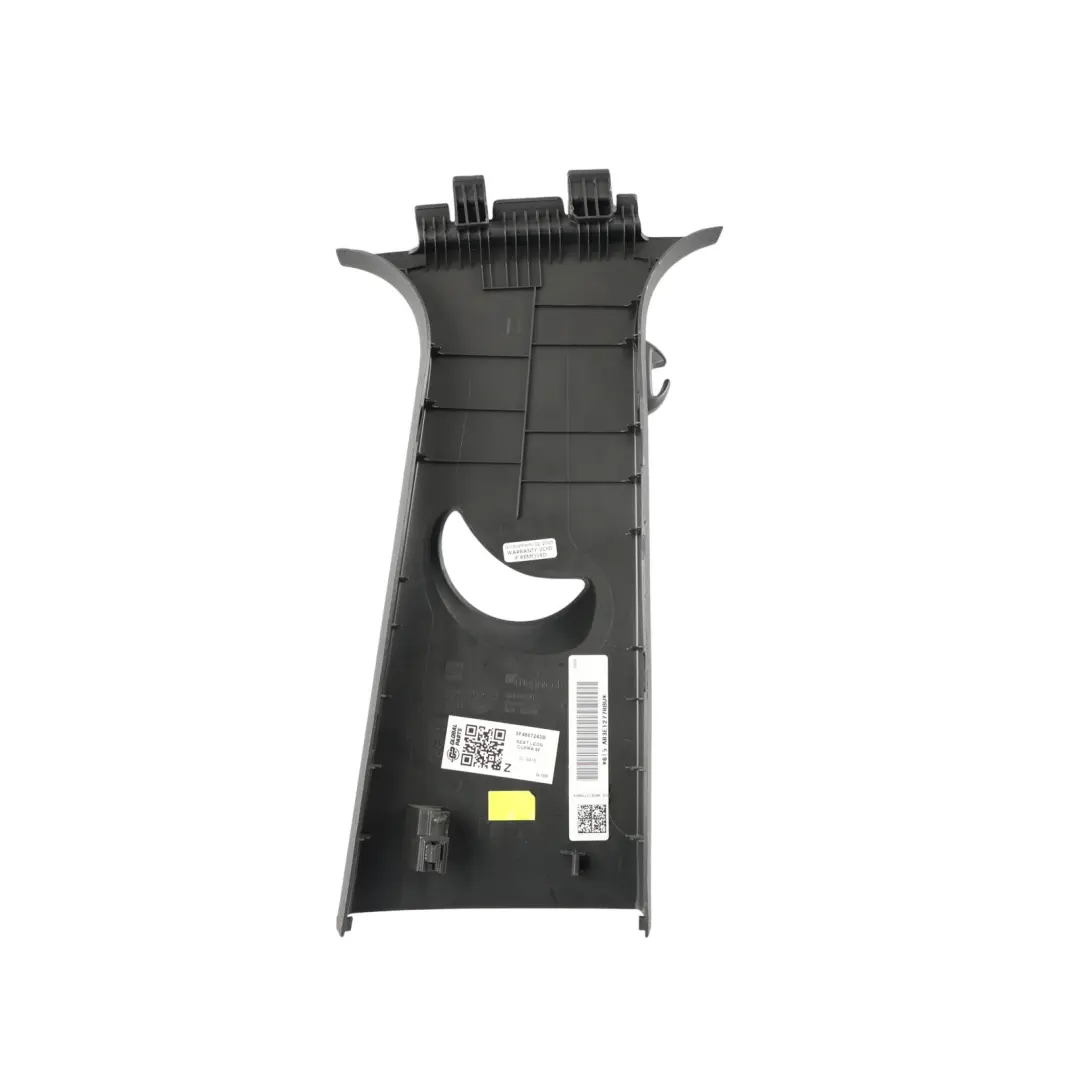 Seat Leon Mk3 B-Pillar Upper Trim Cover Panel Panel Black Left N/S - SKU 5F4867243B - Part number 5F4867243B