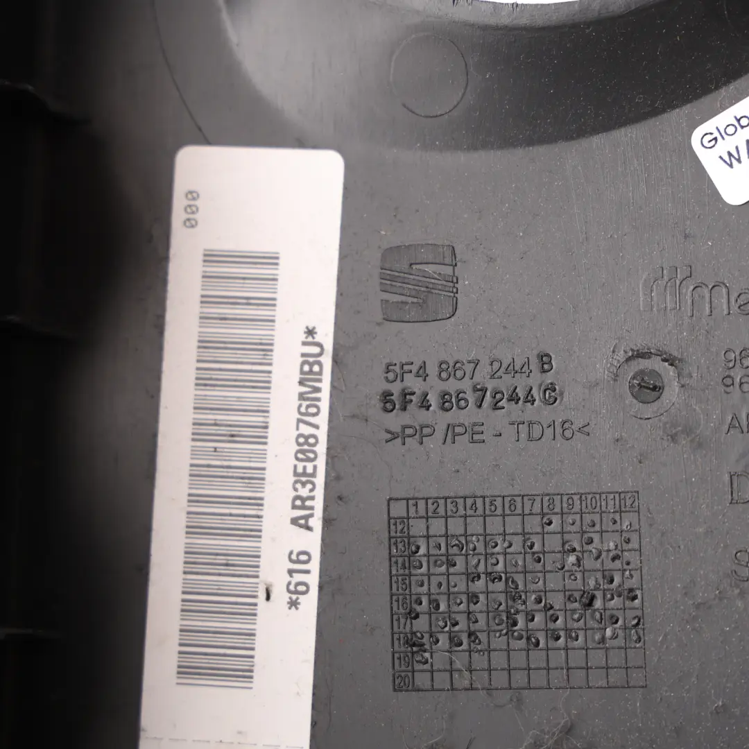 5F Garniture Montant B Supérieur Panneau Noir Droit pour Seat Leon à propos du numéro de pièce 5F4867244B Seat Leon 5F Garniture Montant B Supérieur Panneau Noir Droit - SKU 5F4867244B - Numéro de pièce 5F4867244B