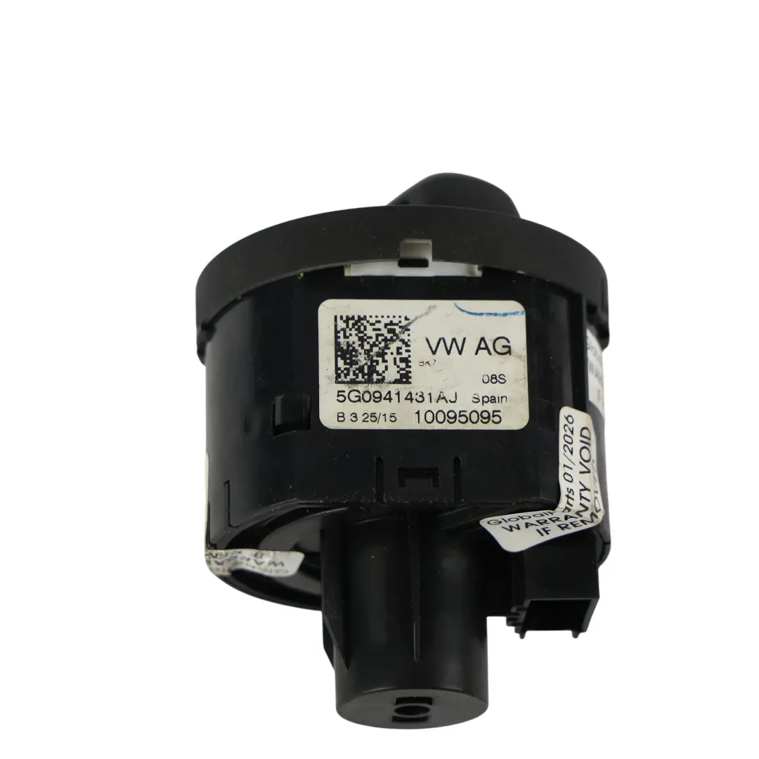 Mk4 Headlight Lamp Switch Unit to Volkswagen Polo 6R Seat Toledo with Part number 5G0941431AJ Volkswagen Polo 6R Seat Toledo Mk4 Headlight Lamp Switch Unit - SKU 5G0941431AJ - Part number 5G0941431AJ