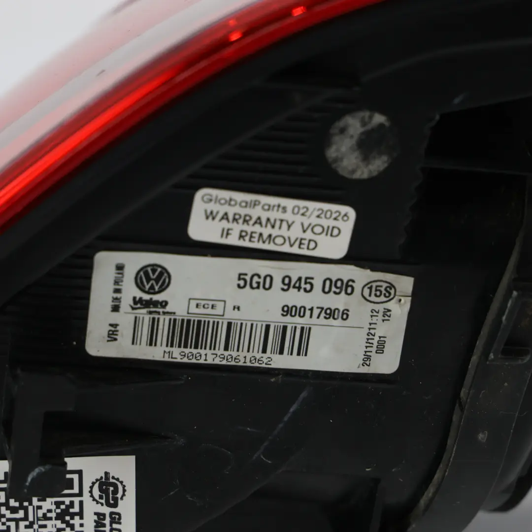 VW Volkswagen Golf Mk7 Rückleuchte Außen Rechts - SKU 5G0945096M - Teilenummer 5G0945096M