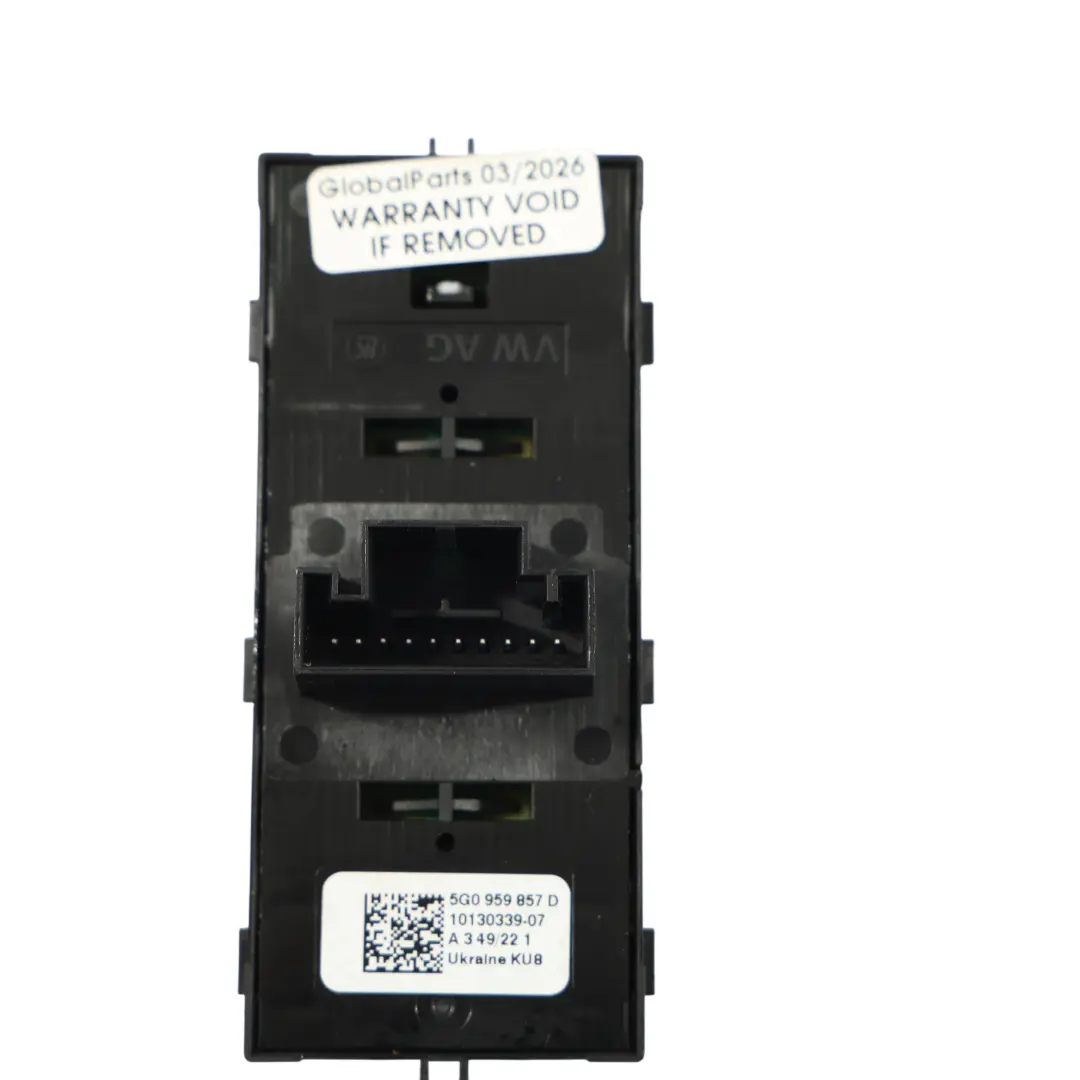 Regulador Ventana Puerta Lado Conductor para Skoda Octavia IV VW Golf Mk7 con número de pieza 5G0959857D Skoda Octavia IV VW Golf Mk7 Regulador Ventana Puerta Lado Conductor - SKU 5G0959857D - Número de pieza 5G0959857D