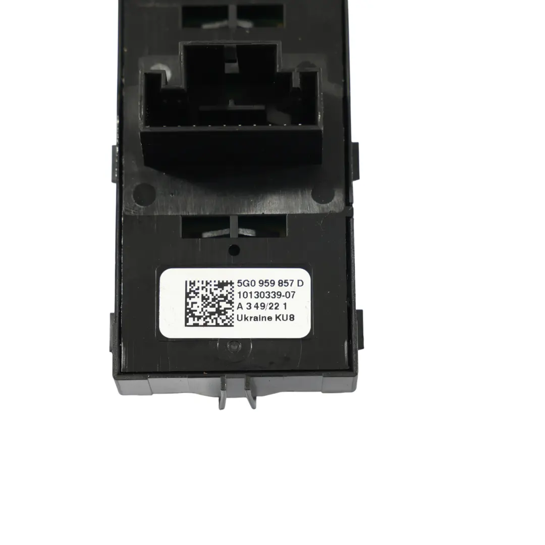 Skoda Octavia IV VW Golf Mk7 Panel Przełącznik Szyb Kierowcy - SKU 5G0959857D - Numer Części 5G0959857D