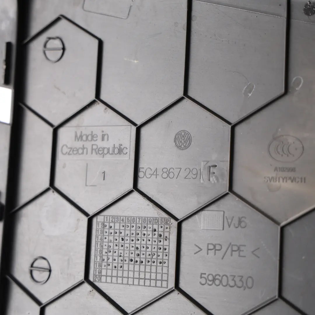 5G B Pillar Trim Cover Lower Left N/S 5G4867244C to Volkswagen Golf GTI with Part number 5G4867291F Volkswagen Golf GTI 5G B Pillar Trim Cover Lower Left N/S 5G4867244C - SKU 5G4867291F - Part number 5G4867291F