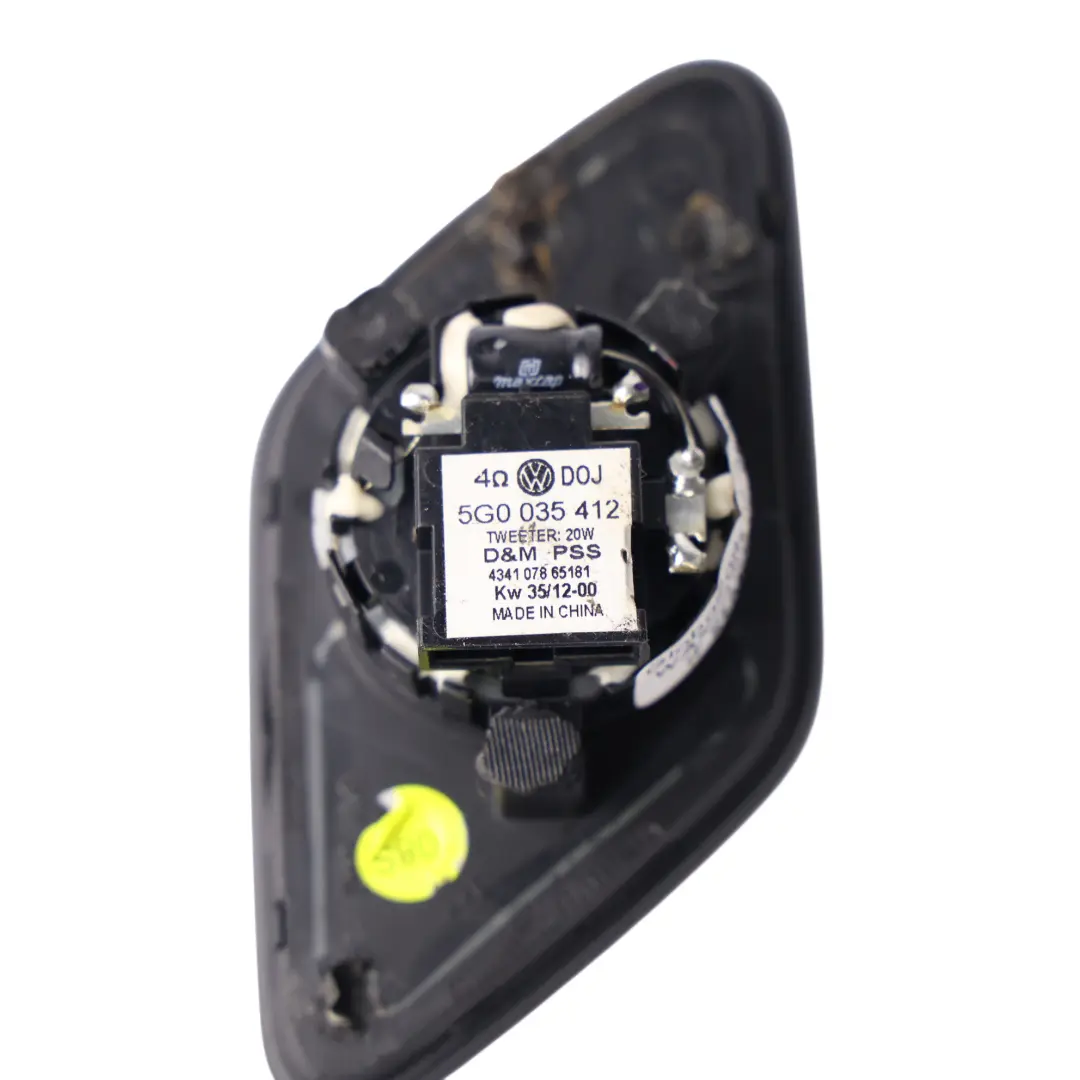 Haut-Parleur D'Aigus De Porte Arrière Gauche 5G0035412 pour VW Volkswagen Golf MK7 à propos du numéro de pièce 5G4868159 VW Volkswagen Golf MK7 Haut-Parleur D'Aigus De Porte Arrière Gauche 5G0035412 - SKU 5G4868159 - Numéro de pièce 5G4868159