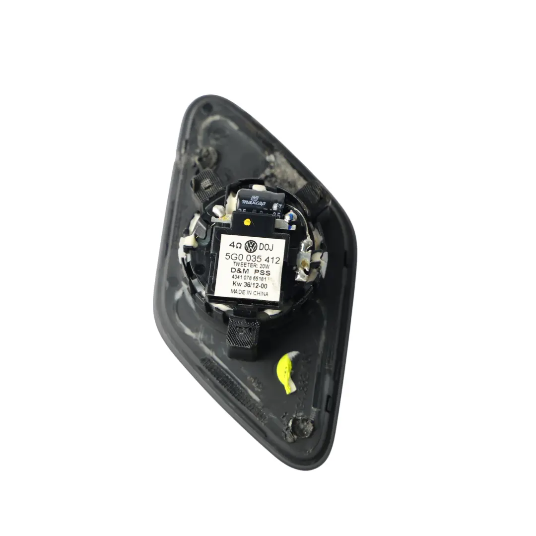 Volkswagen GOLF 5G Moldura Tweeter Puerta Altavoz Trasero Izquierdo - SKU 5G4868160 - Número de pieza 5G4868160