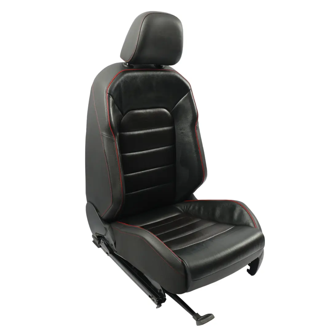 Volkswagen Golf Mk7 GTI 5 Portes Siège Avant Gauche Chauffant Cuir Noir Titane - SKU 5G4881805KB-1 - Numéro de pièce 5G4881805KB