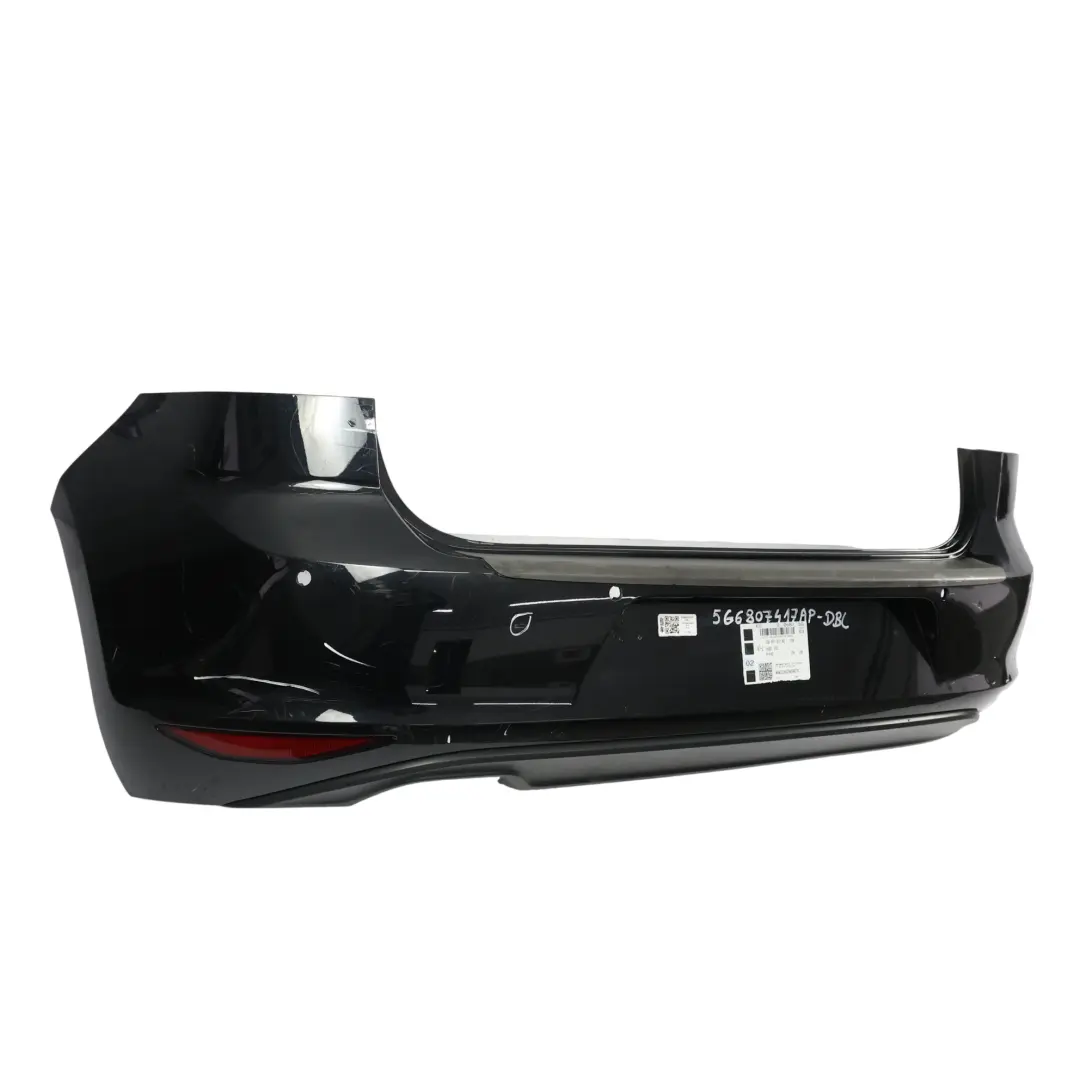 Volkswagen VW Golf Mk7 Bumper Rear Trim Panel Cover Deep Black - C9X - SKU 5G6807417AP-DBL - Part number 5G6807417AP