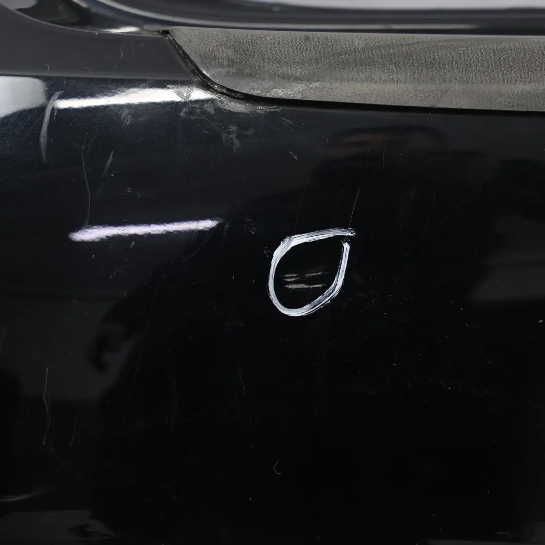 Bumper Rear Trim Panel Cover Deep Black - C9X to Volkswagen VW Golf Mk7 with Part number 5G6807417AP Volkswagen VW Golf Mk7 Bumper Rear Trim Panel Cover Deep Black - C9X - SKU 5G6807417AP-DBL - Part number 5G6807417AP