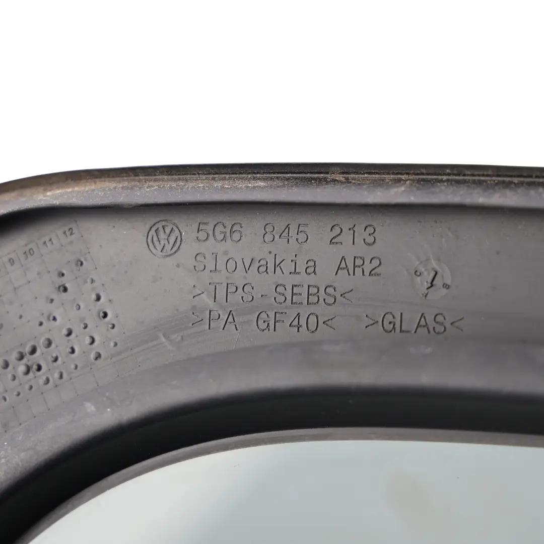 Volkswagen Golf GTI 5G Door Window Glass Quarter Rear Tint Left O/S - SKU 5G6845213F - Part number 5G6845213F
