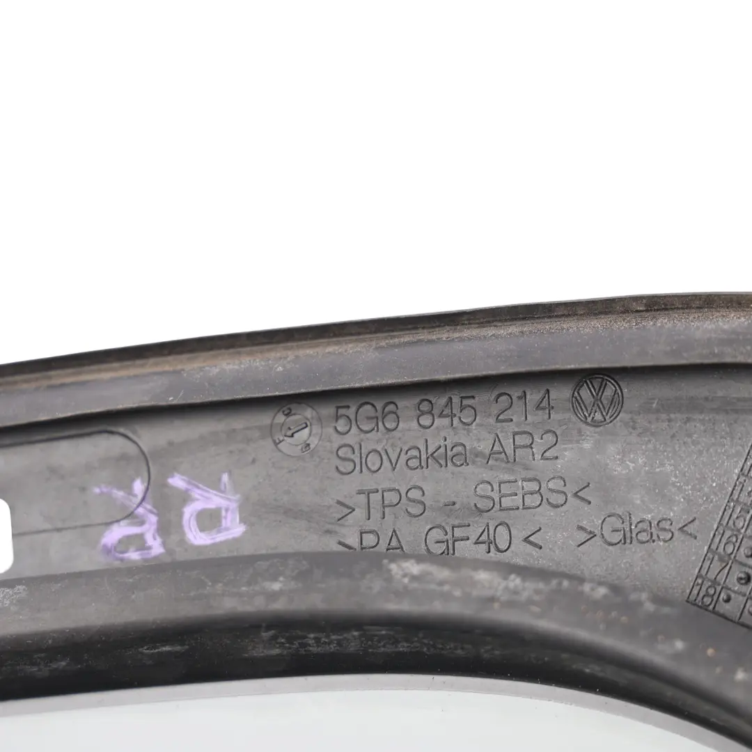 Volkswagen Golf GTI 5G Door Window Glass Quarter Rear Tint Right O/S - SKU 5G6845214F - Part number 5G6845214F