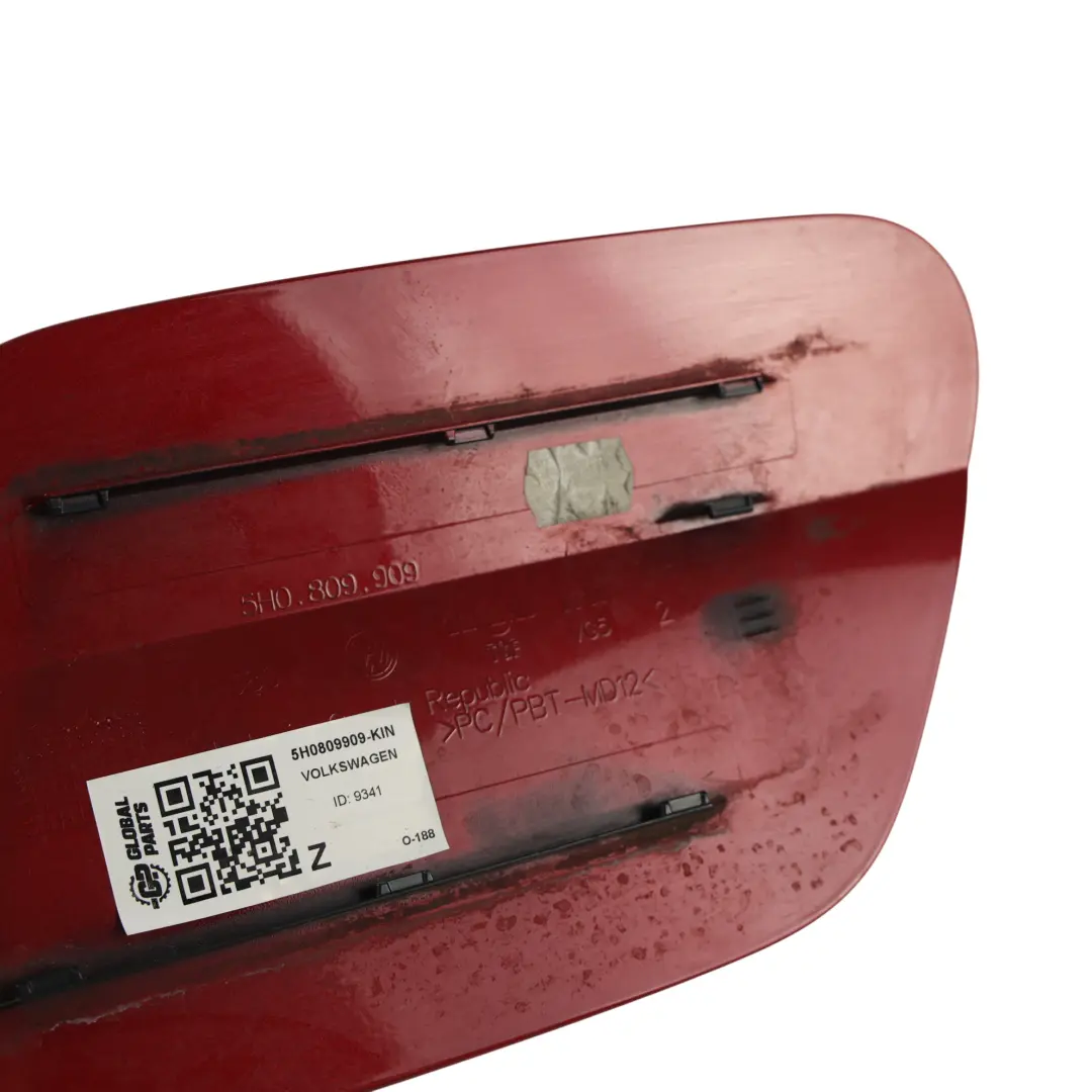 Volkswagen Golf Mk8 Klapka Wlewu Paliwa Czerwona Kings Red C3J - SKU 5H0809909-KIN - Numer Części 5H0809909