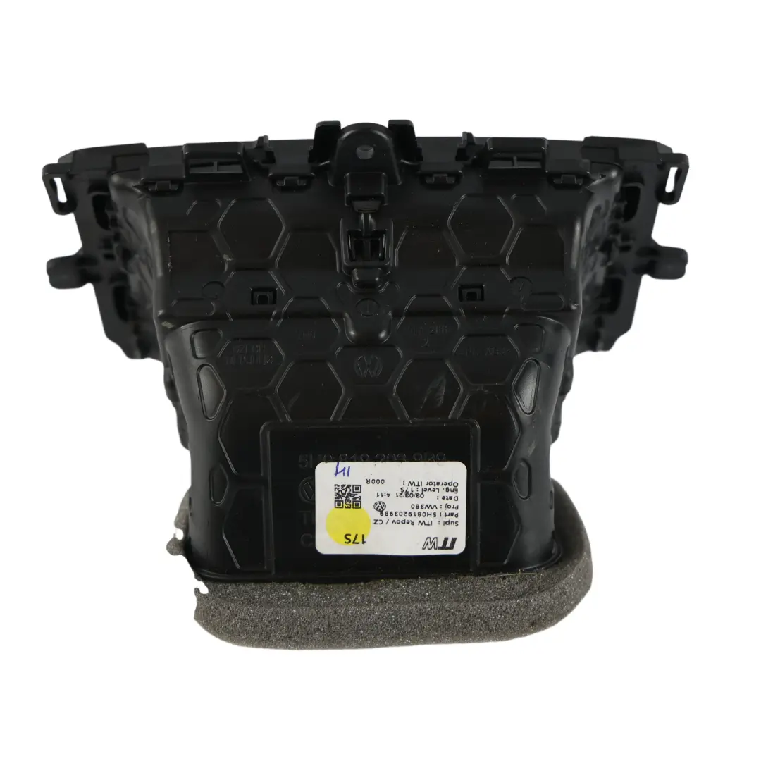 Mk8 CD1 Grille Aération Console Centrale Arrière pour Volkswagen Golf à propos du numéro de pièce 5H0819203 Volkswagen Golf Mk8 CD1 Grille Aération Console Centrale Arrière - SKU 5H0819203 - Numéro de pièce 5H0819203