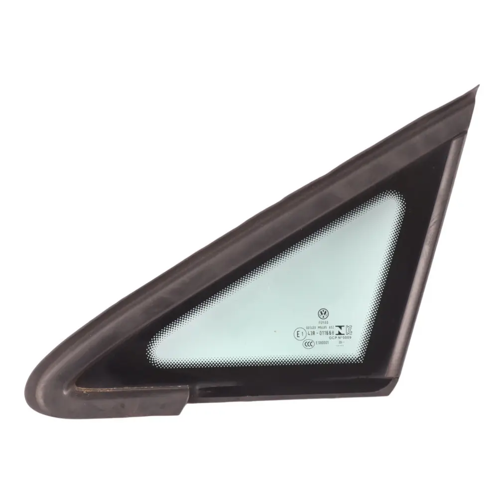 Volkswagen Golf Mk8 Front Door Quarter Window Glass Fixed Left N/S - SKU 5H0845411H - Part number 5H0845411H