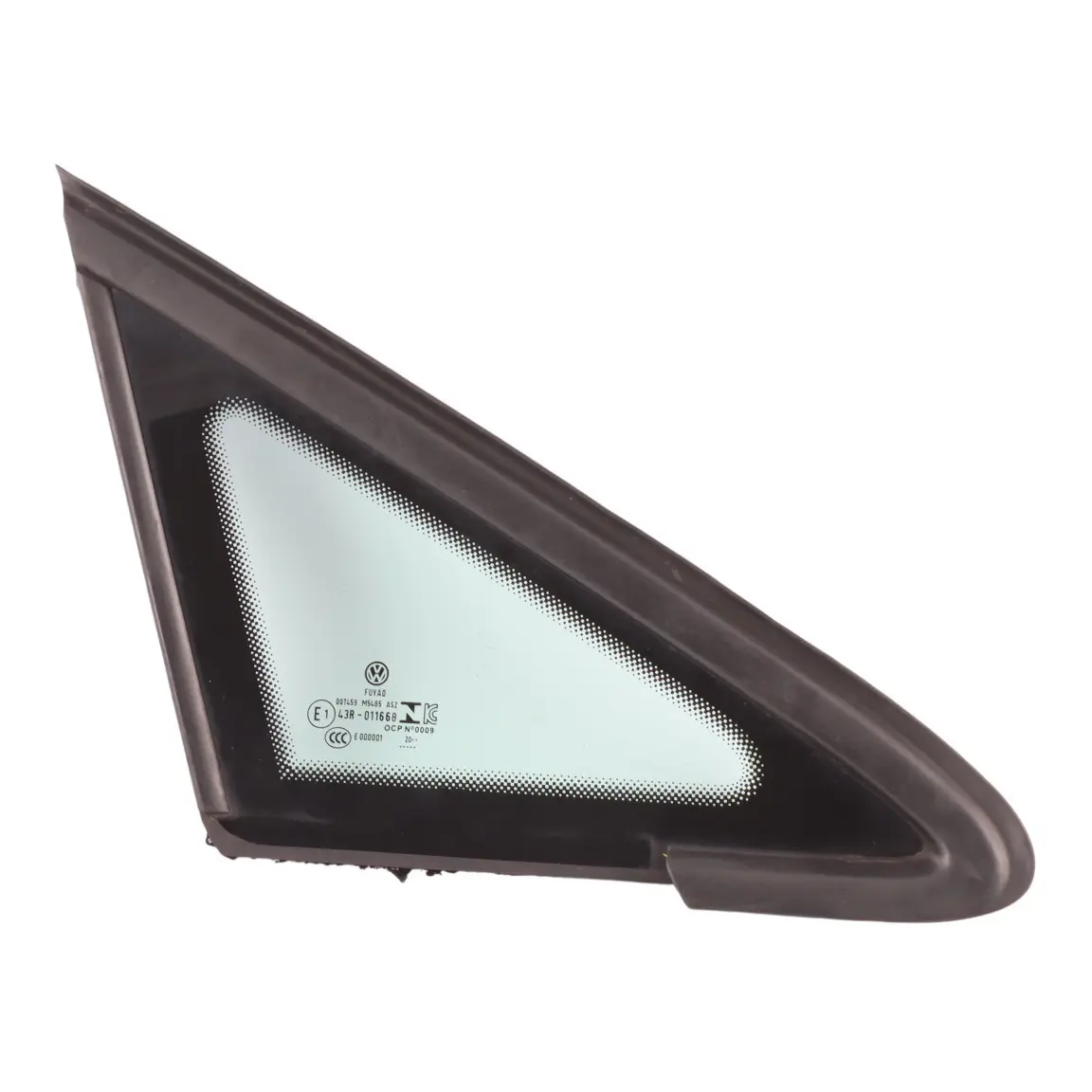 Volkswagen Golf Mk8 Front Door Quarter Window Glass Fixed Right O/S 5H0845412H