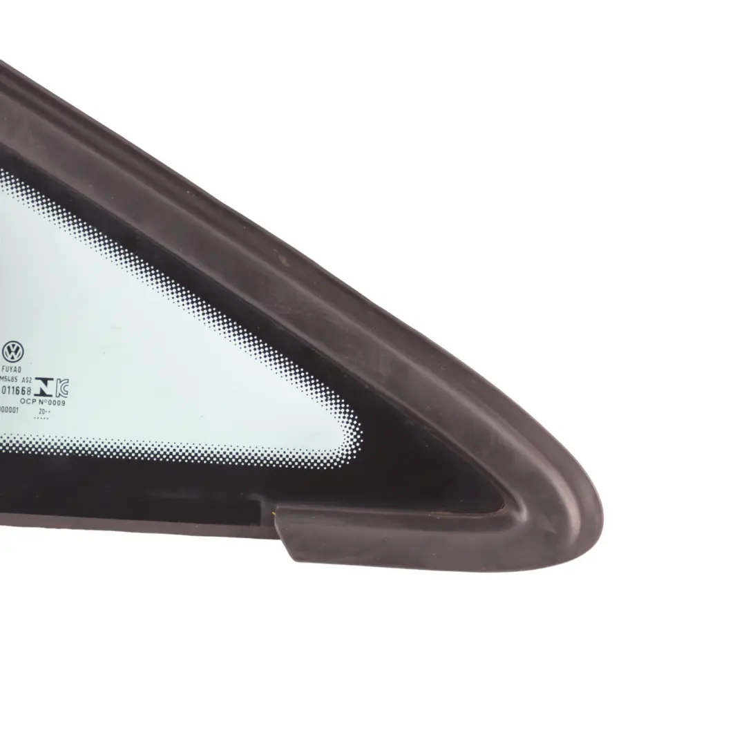 Mk8 Front Door Quarter Window Glass Fixed Right O/S to Volkswagen Golf with Part number 5H0845412H Volkswagen Golf Mk8 Front Door Quarter Window Glass Fixed Right O/S - SKU 5H0845412H - Part number 5H0845412H