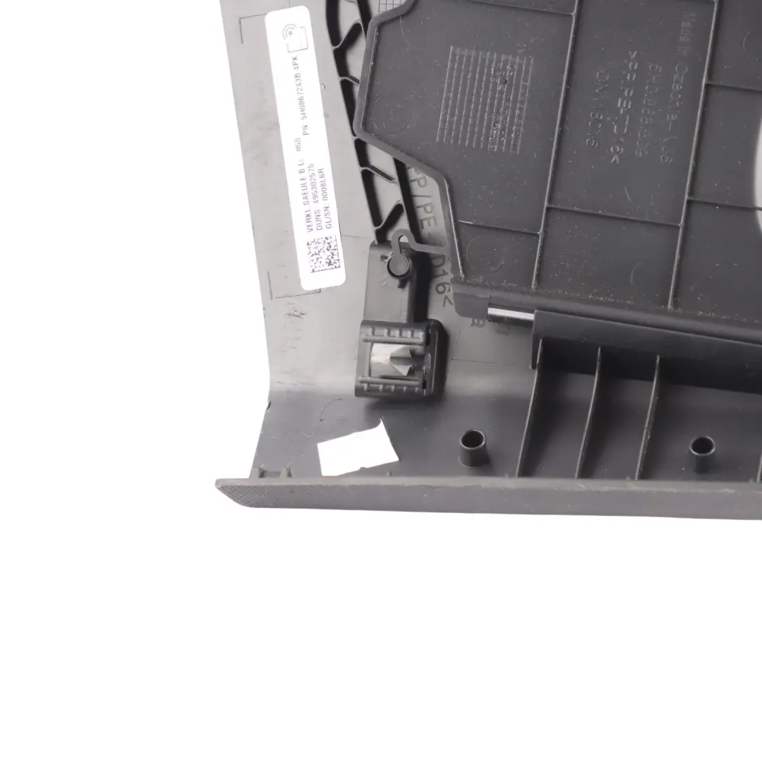 Volkswagen Golf CD1 Mk8 GTI B-Pillar Trim Cover Panel Upper Left N/S - SKU 5H0867243B - Part number 5H0867243B