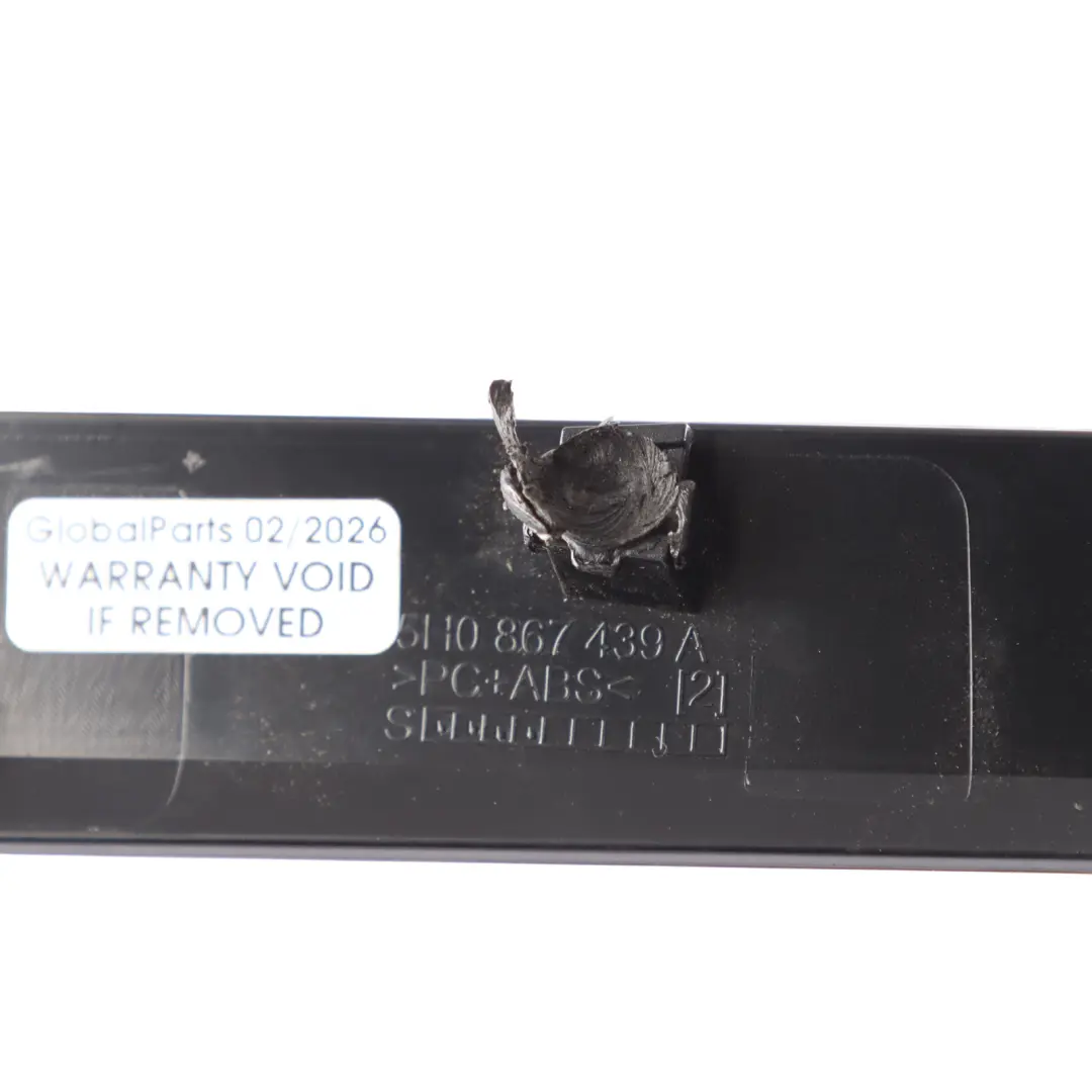 Volkswagen Golf Mk8 GTI Front Door Card Trim Strip Moulding Left N/S - SKU 5H0867439A - Part number 5H0867439A