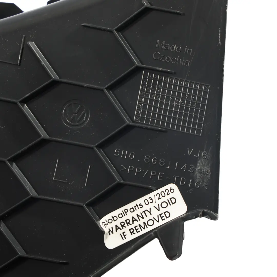 Mk8 CD1 A-Säulen Abdeckung Verkleidung Vorne Links für Volkswagen Golf mit Teilenummer 5H0868143 Volkswagen Golf Mk8 CD1 A-Säulen Abdeckung Verkleidung Vorne Links - SKU 5H0868143 - Teilenummer 5H0868143