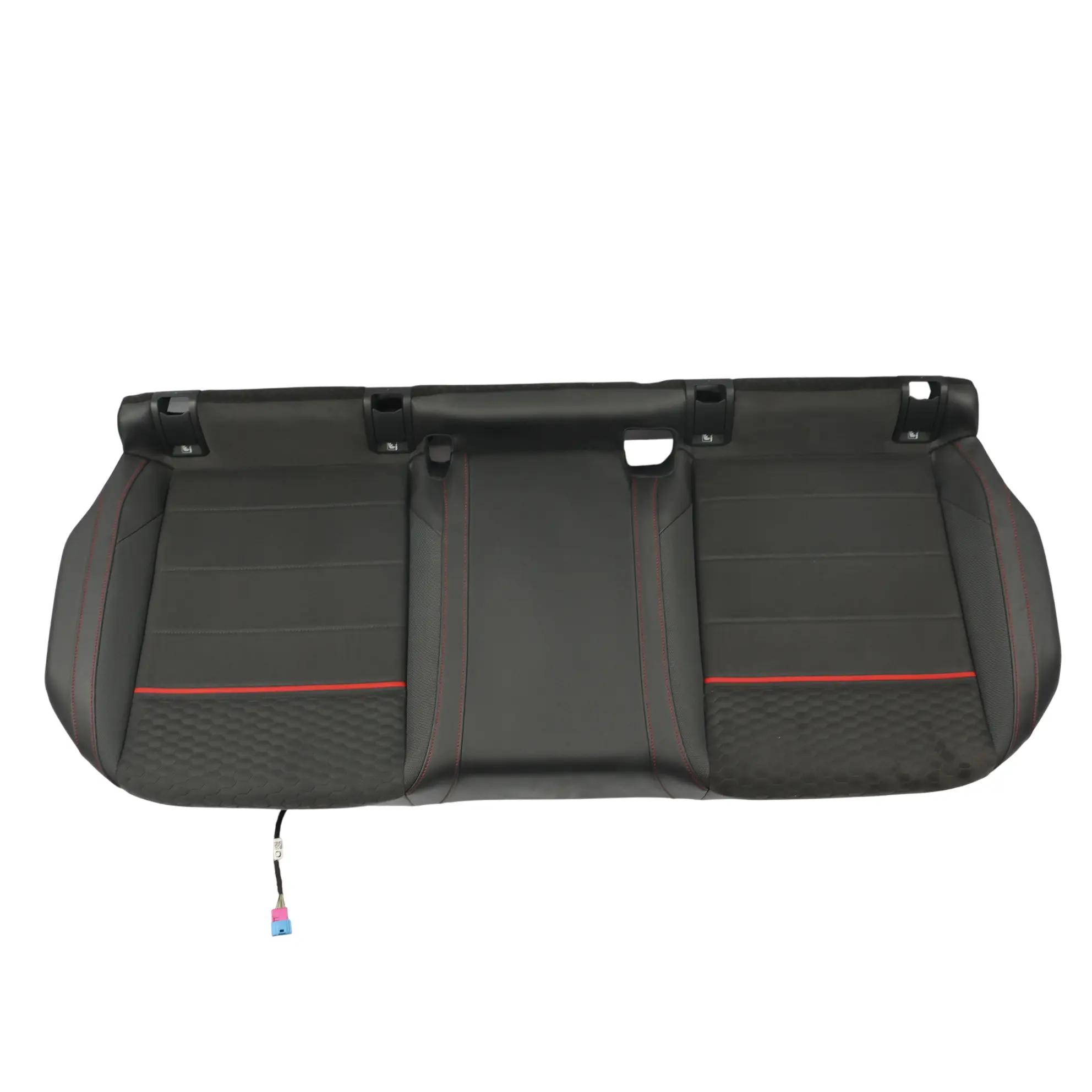 Volkswagen Golf Mk8 CD1 GTI Cuscino Sedile Posteriore Titan Black Salsa Red