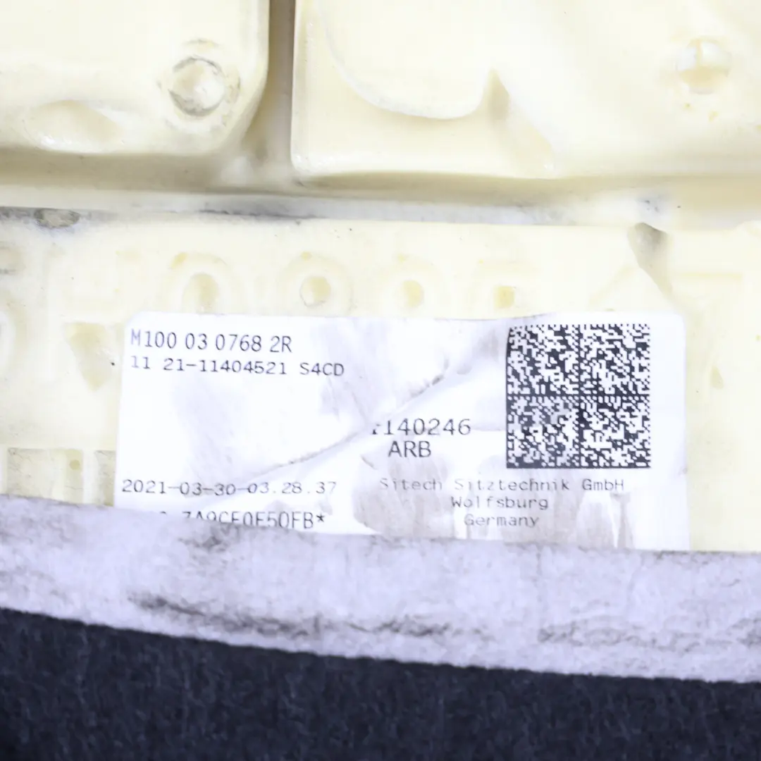 Volkswagen Golf Mk8 CD1 Coussin De Banquette Arrière GTI Noir Titan Rouge Salsa - SKU 5H0885405R - Numéro de pièce 5H0885405R