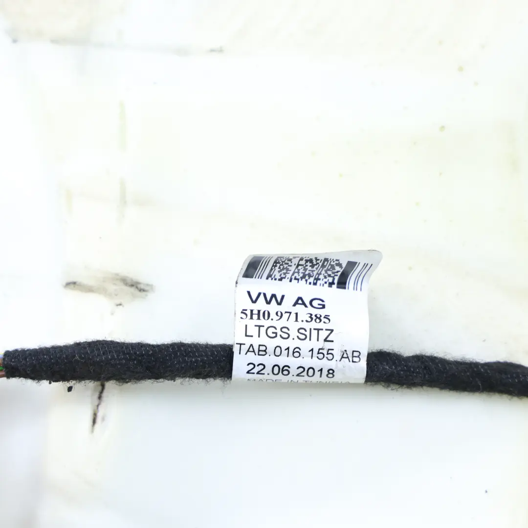 Volkswagen Golf Mk8 CD1 GTI Rear Seat Bench Cushion Titan Black Salsa Red - SKU 5H0885405R - Part number 5H0885405R