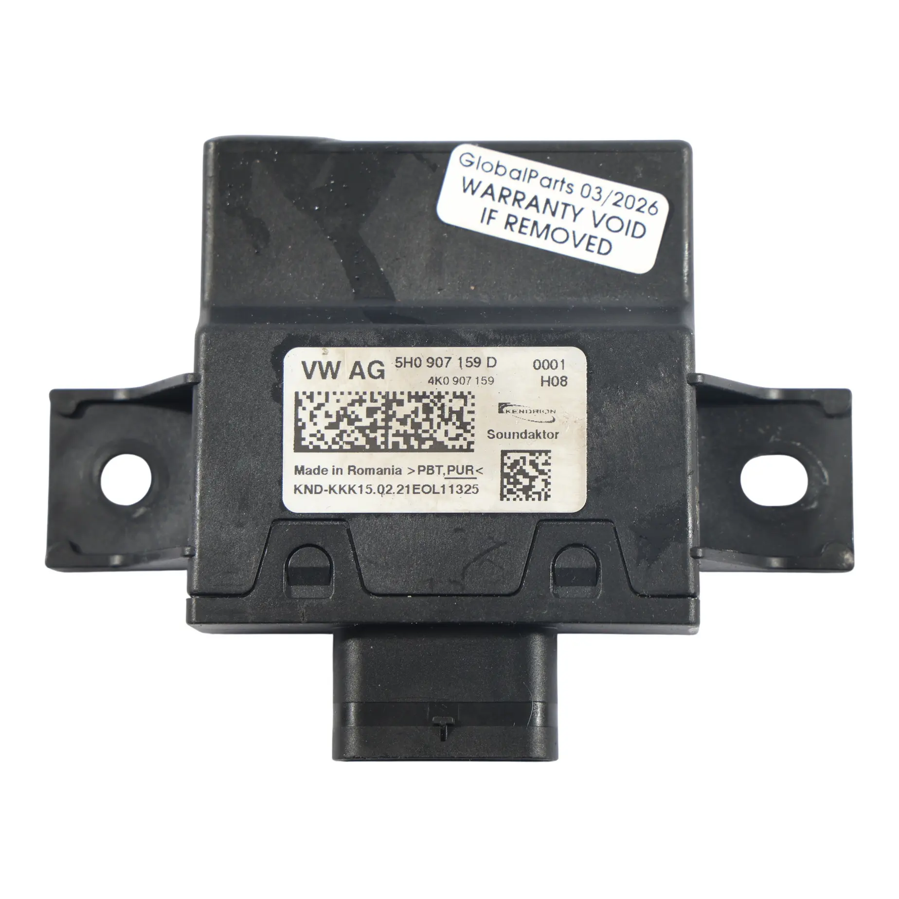 Volkswagen Golf Mk8 GTI Impact Sound Control Unit Module 5H0907159D