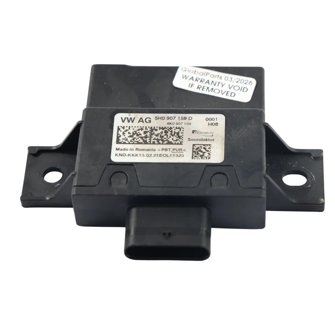 Mk8 GTI Module Unité Contrôle Son Impact pour Volkswagen Golf à propos du numéro de pièce 5H0907159D Volkswagen Golf Mk8 GTI Module Unité Contrôle Son Impact - SKU 5H0907159D - Numéro de pièce 5H0907159D