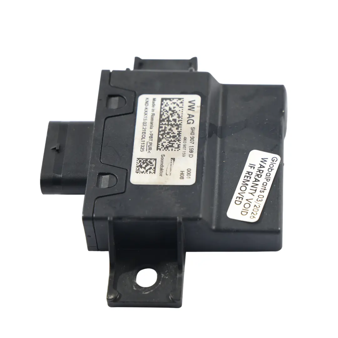 Volkswagen Golf Mk8 GTI Module Unité Contrôle Son Impact - SKU 5H0907159D - Numéro de pièce 5H0907159D