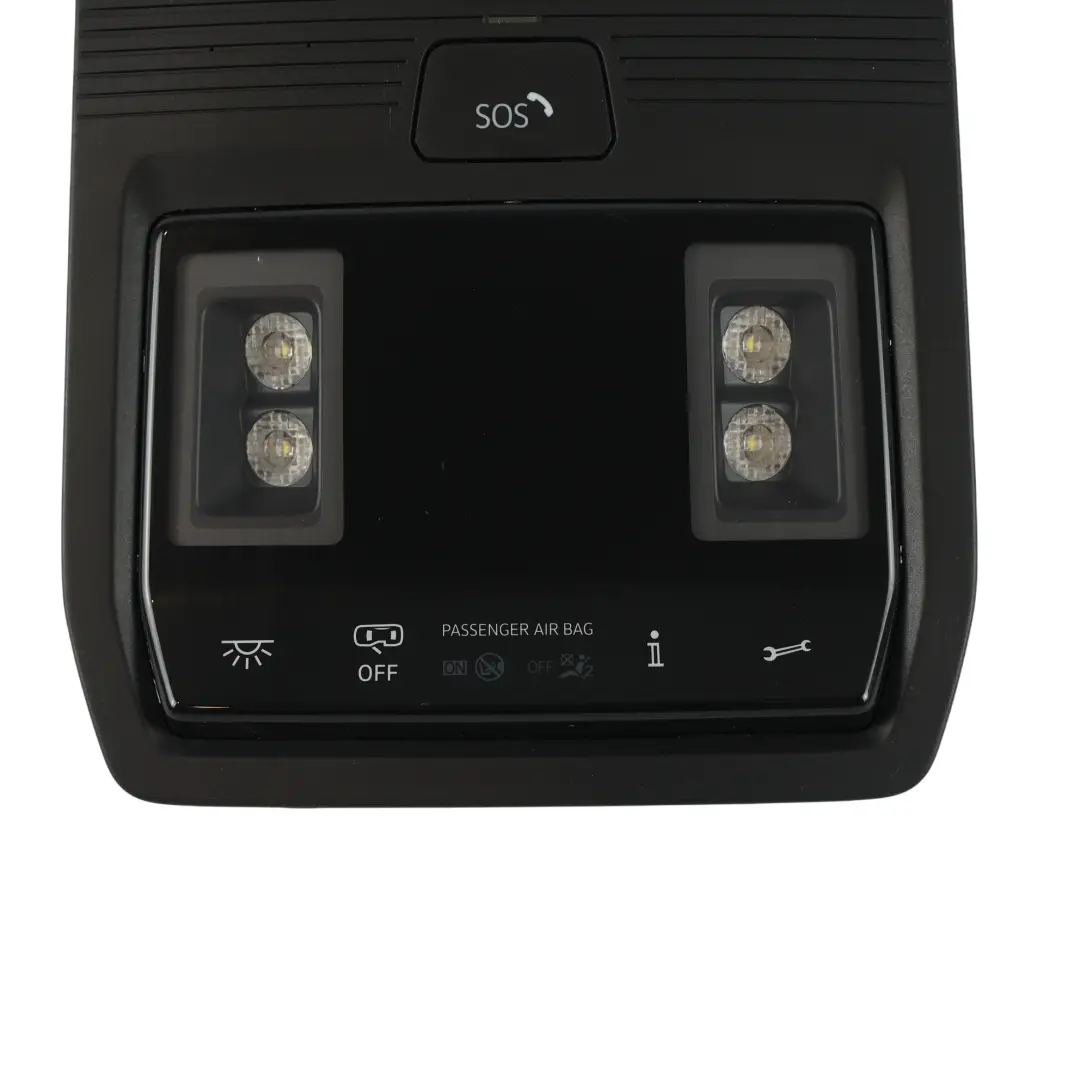 Volkswagen Golf 8 CD1 Plafonnier Commutateur Panneau Noir - SKU 5H0959561AP - Numéro de pièce 5H0959561AP