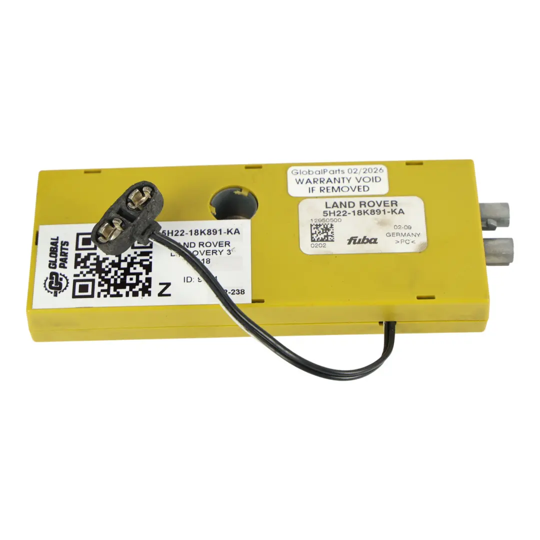 Antena Señal Radio Amplificador para Land Rover Discovery 3 L319 con número de pieza 5H22-18K891-KA Land Rover Discovery 3 L319 Antena Señal Radio Amplificador - SKU 5H22-18K891-KA - Número de pieza 5H22-18K891-KA